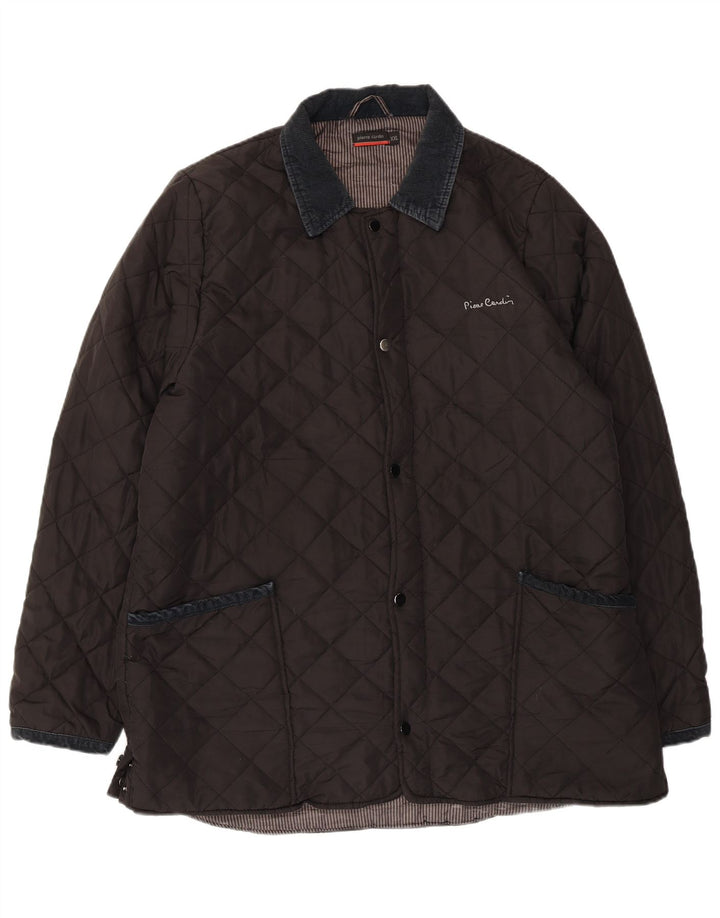 PIERRE CARDIN Ανδρικό καπιτονέ μπουφάν UK 44 2XL Μαύρο Πολυεστέρας