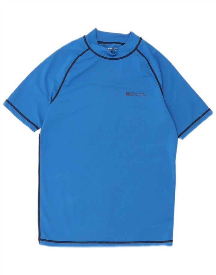 Ανδρικό T-Shirt Mountain Warehouse Top Small Blue Nylon
