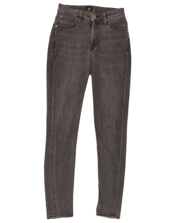 Lee Womens Ivy Skinny Jeans W26 L31 Γκρι βαμβακερό