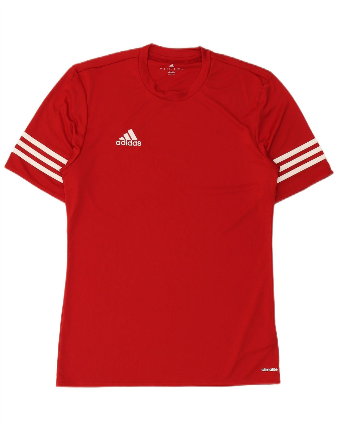 Ανδρικό T-Shirt Climalite ADIDAS Top Small Red Polyester