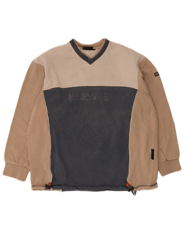 Ανδρικό γραφικό φούτερ Napapijri Jumper XS Πολύχρωμο Colourblock