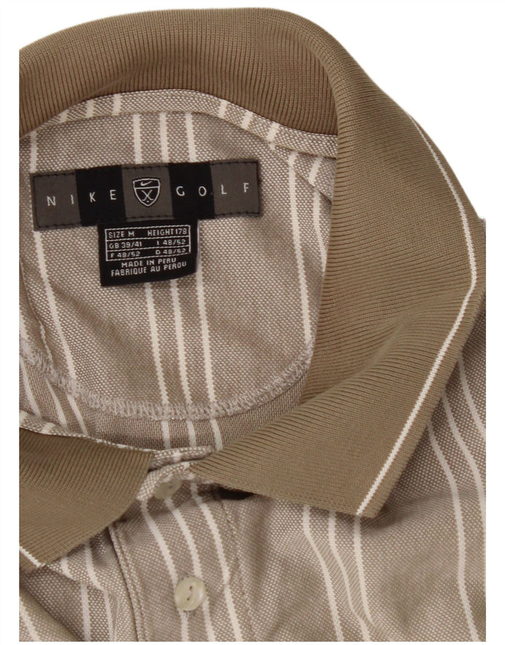 Ανδρικό μπλουζάκι πόλο NIKE UK 39/41 Μεσαίο μπεζ ριγέ