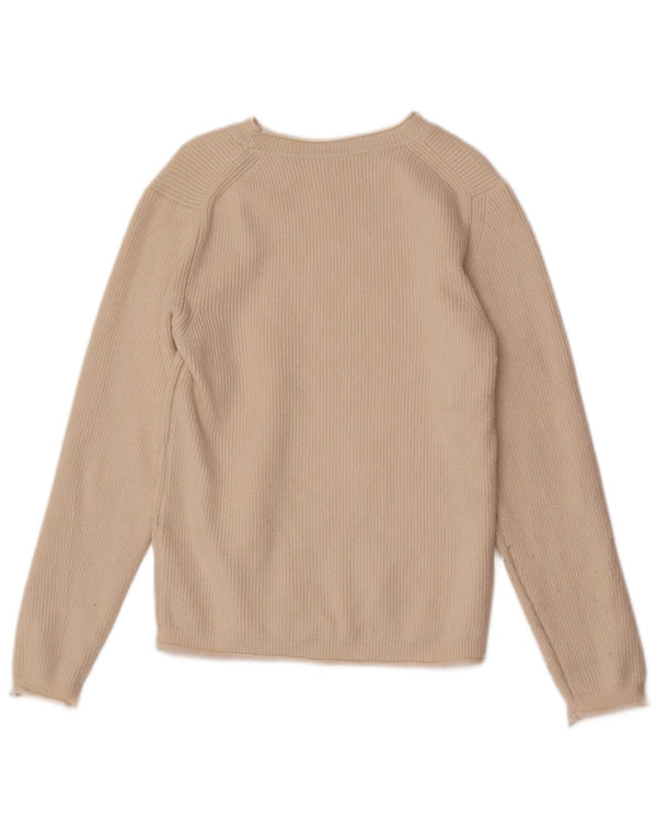 North Sails Γυναικείο πουλόβερ με λαιμόκοψη UK 10 Small Beige Viscose