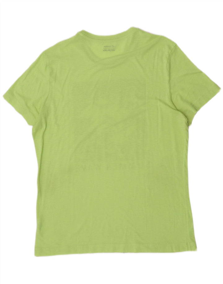 Ανδρικό γραφικό μπλουζάκι Lotto Top XL Green Polyester