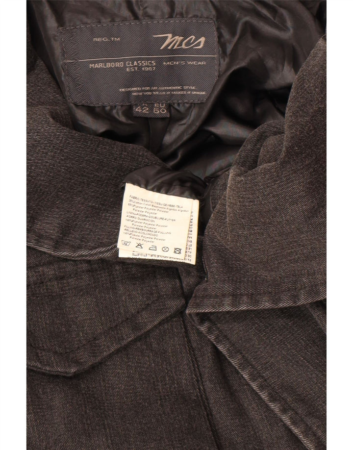 Ανδρικό Utility Μπουφάν Marlboro Classics EU 50 μεγάλο μαύρο βαμβακερό