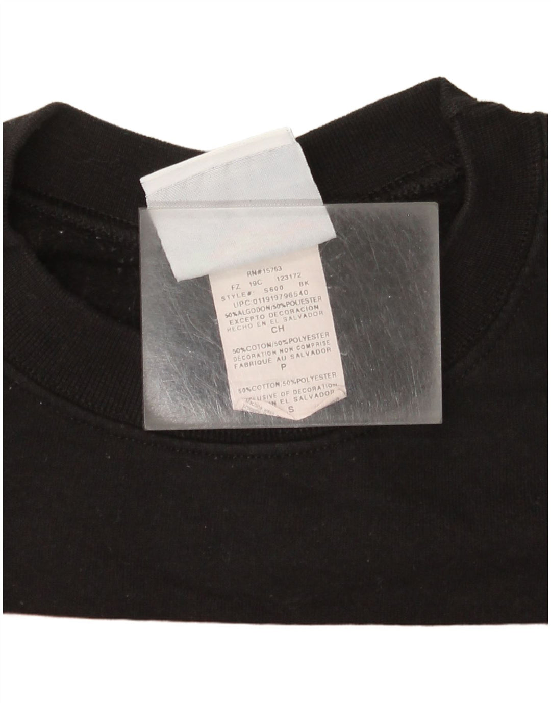 Champion Ανδρικό γραφικό φούτερ Kane Brown Jumper Μικρό μαύρο βαμβακερό