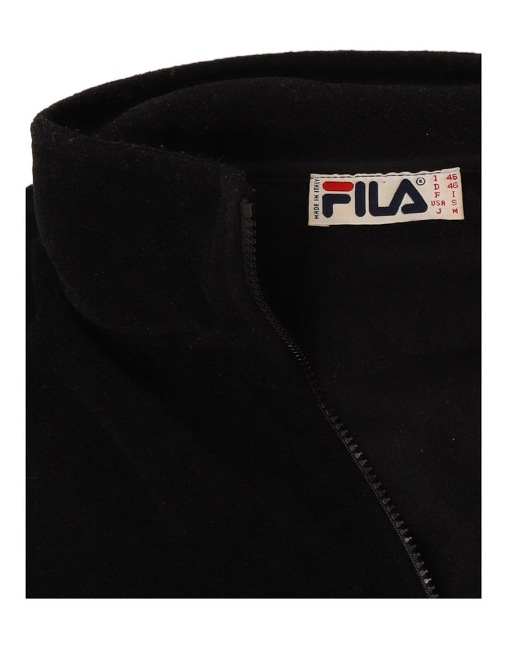 Fila Ανδρικό φερμουάρ Fleece Jumper IT 46 Small Black