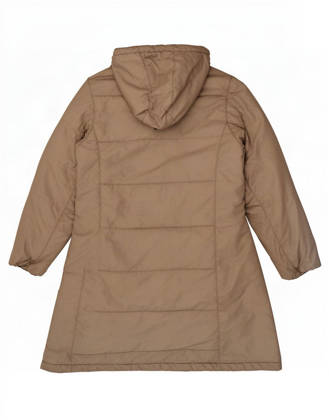 Jack Wolfskin γυναικείο παλτό με κουκούλα UK 12/14 Μεσαίο μπεζ πολυεστέρας