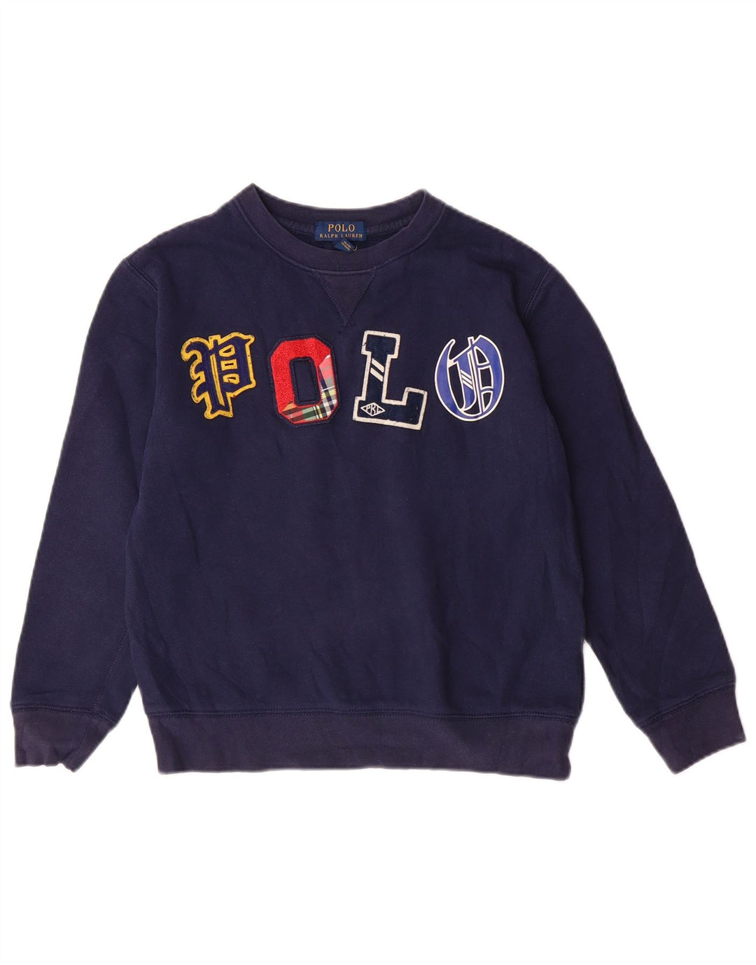 Polo Ralph Lauren Boys Φούτερ Jumper 10-11 ετών Medium Navy Blue