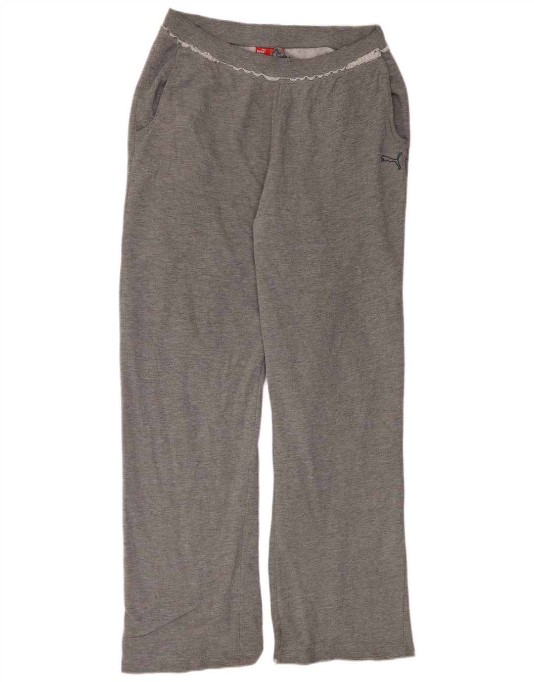 Puma Γυναικεία φόρμα παντελόνι UK 16 Large Grey Cotton