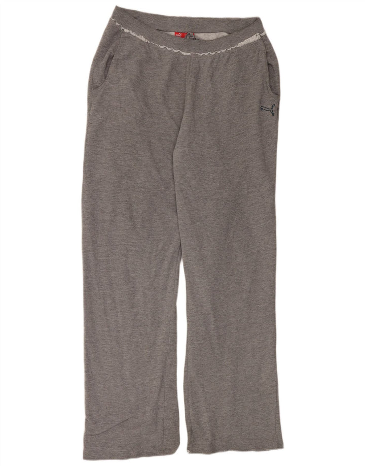 Puma Γυναικεία φόρμα παντελόνι UK 16 Large Grey Cotton