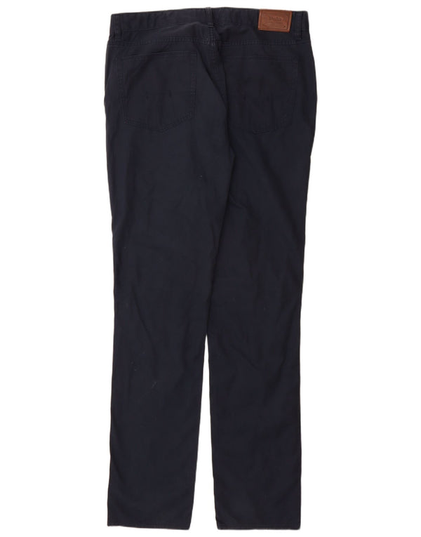 Polo Ralph Lauren Mens Slim Casual Trousers W36 L34 Navy Blue Cotton