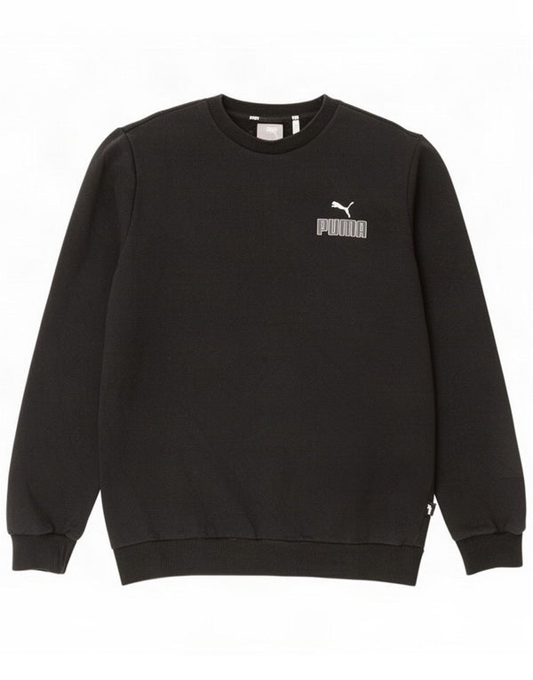 Puma Mens Sweatshirt Jumper Small Black