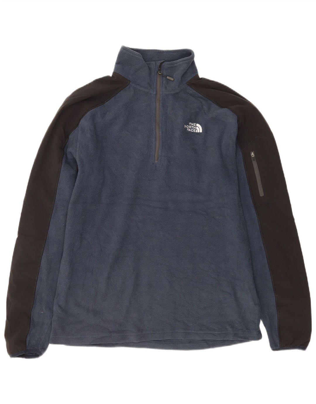 Το North Face Mens Polartec Fleece Jumper Medium Navy Blue Polyester