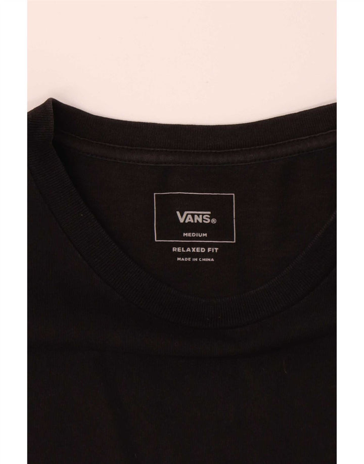 Ανδρικό T-Shirt Vans Relaxed Fit Top Μεσαίο μαύρο βαμβακερό