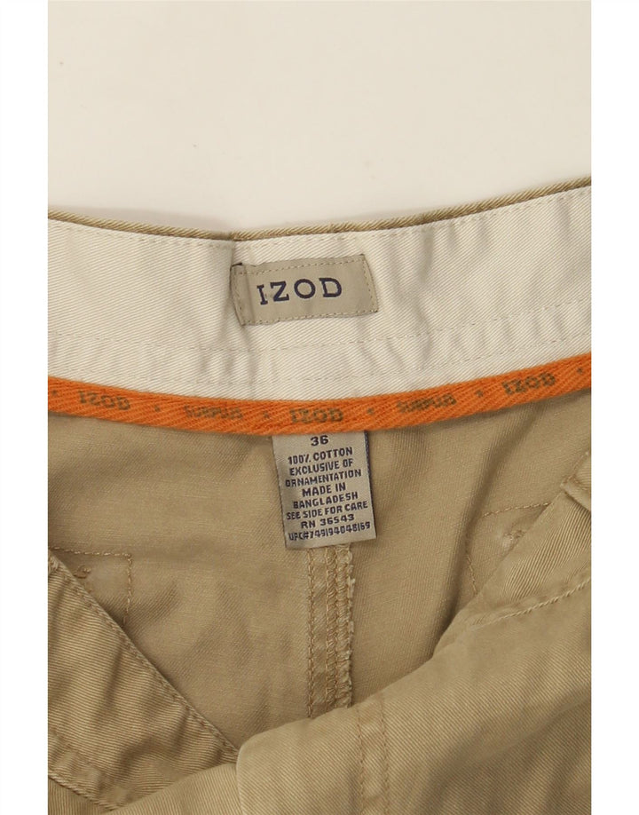 Ανδρικό σορτς IZOD Cargo W36 Μεγάλο Μπεζ Βαμβακερό