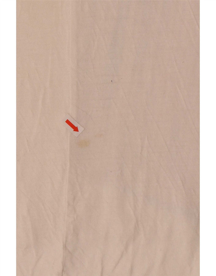 Zara Γυναικεία Αμάνικη Μπλούζα Τοπ UK 14 Medium White Colourblock