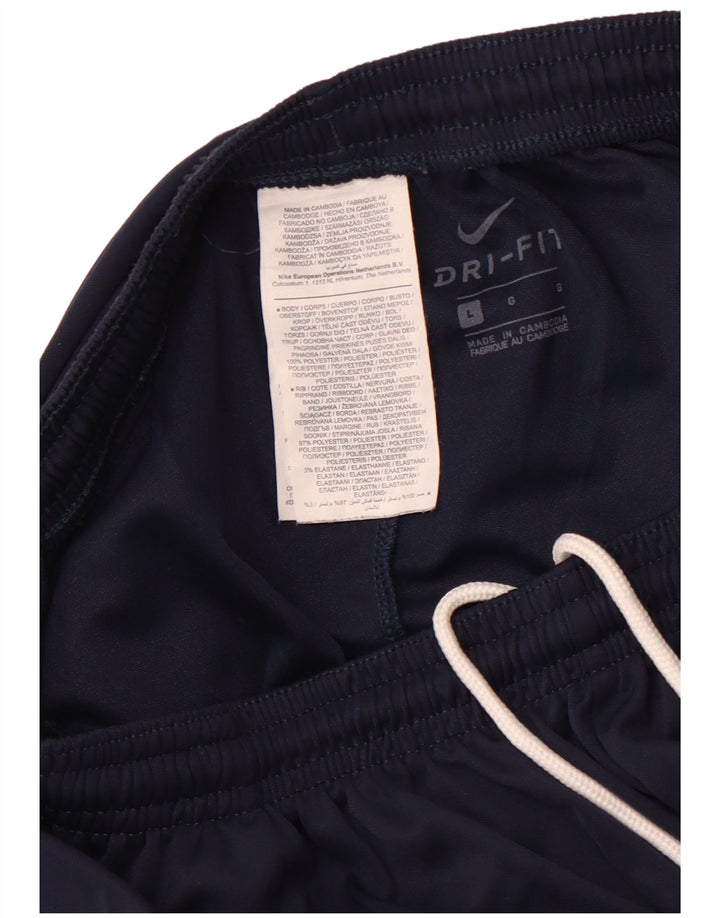 Ανδρικό παντελόνι αθλητικής φόρμας NIKE Dri Fit Μεγάλο μπλε ναυτικό πολυεστέρα