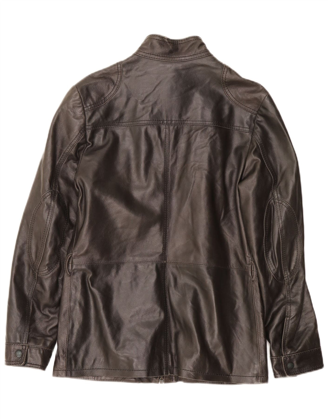 Suprema Γυναικείο Δερμάτινο Μπουφάν IT 42 Medium Black Leather