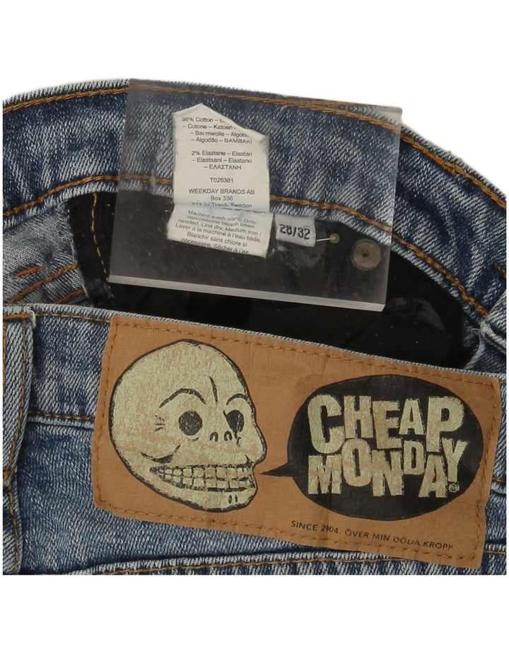 CHEAP MONDAY Ανδρικό Slim Jeans W28 L32 Μπλε βαμβακερό
