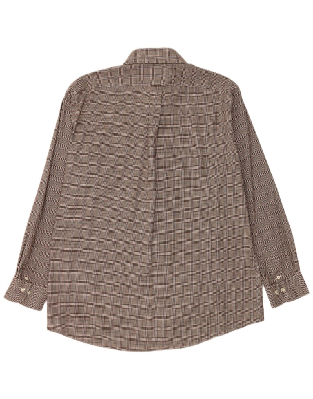 Ανδρικό πουκάμισο Ralph Lauren, Μέγεθος 17 43 XL Καφέ Houndstooth