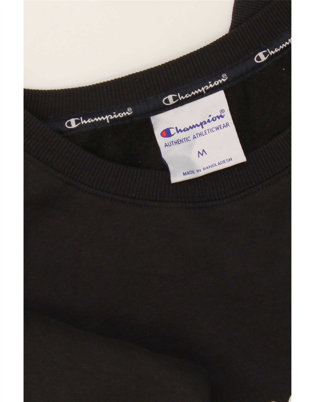 Champion Γυναικείο Γραφικό Φούτερ Jumper UK 12 Μεσαίο μαύρο βαμβακερό