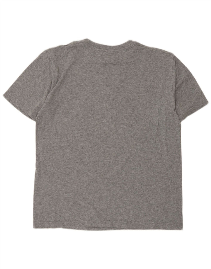 Ανδρικό γραφικό μπλουζάκι NIKE Top Medium Grey