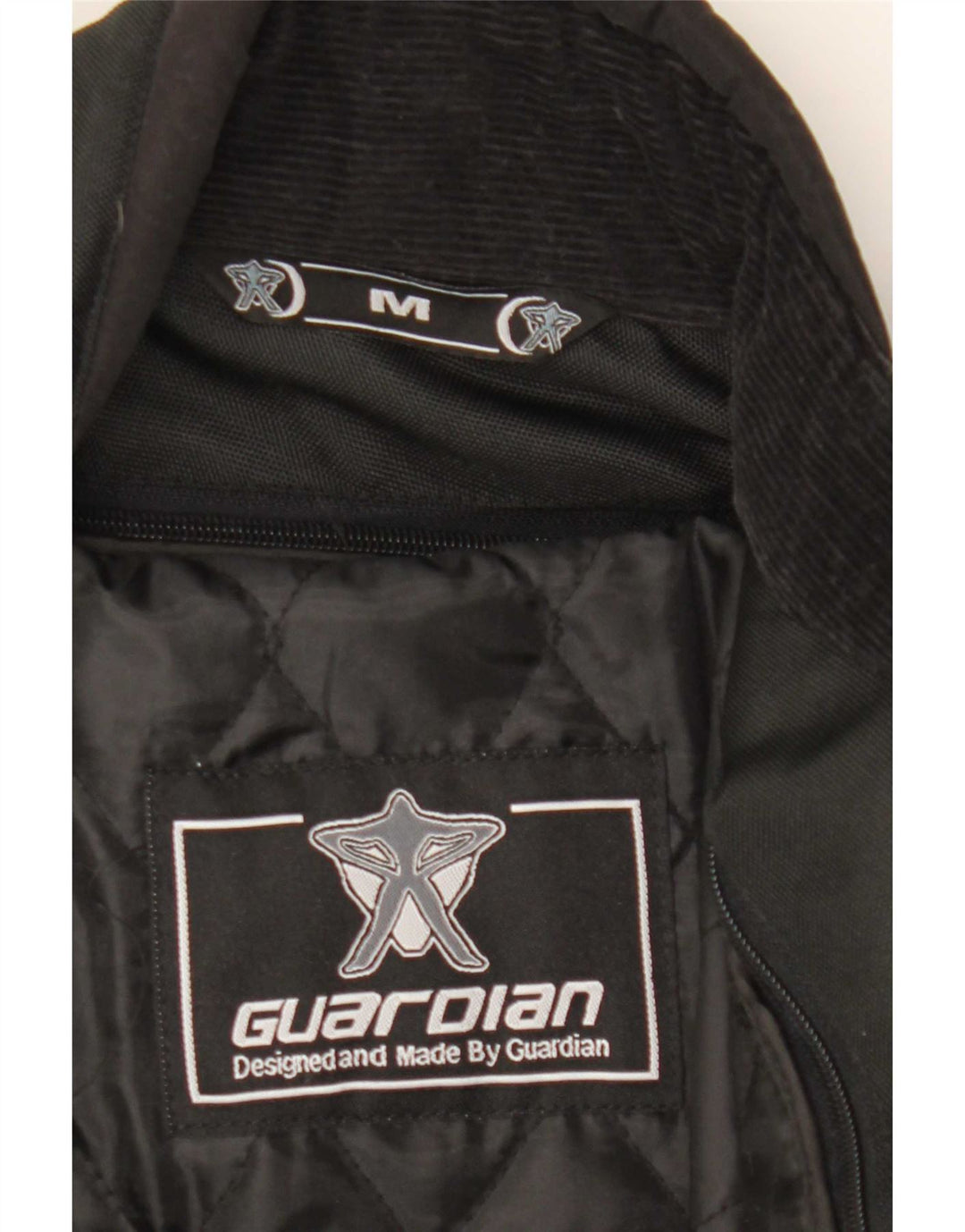 Guardian Γυναικείο Μπουφάν Racer Μοτοσικλέτας UK 14 Medium Black Colourblock