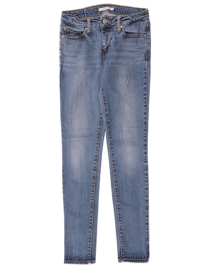 LEVI'S Γυναικείο 711 Skinny Jeans W26 L30 Blue Lyocell