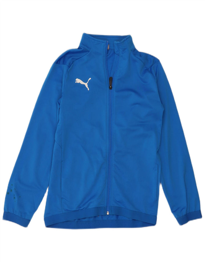Puma Boys αθλητική φόρμα Top Jacket 13-14 Years Blue Polyester