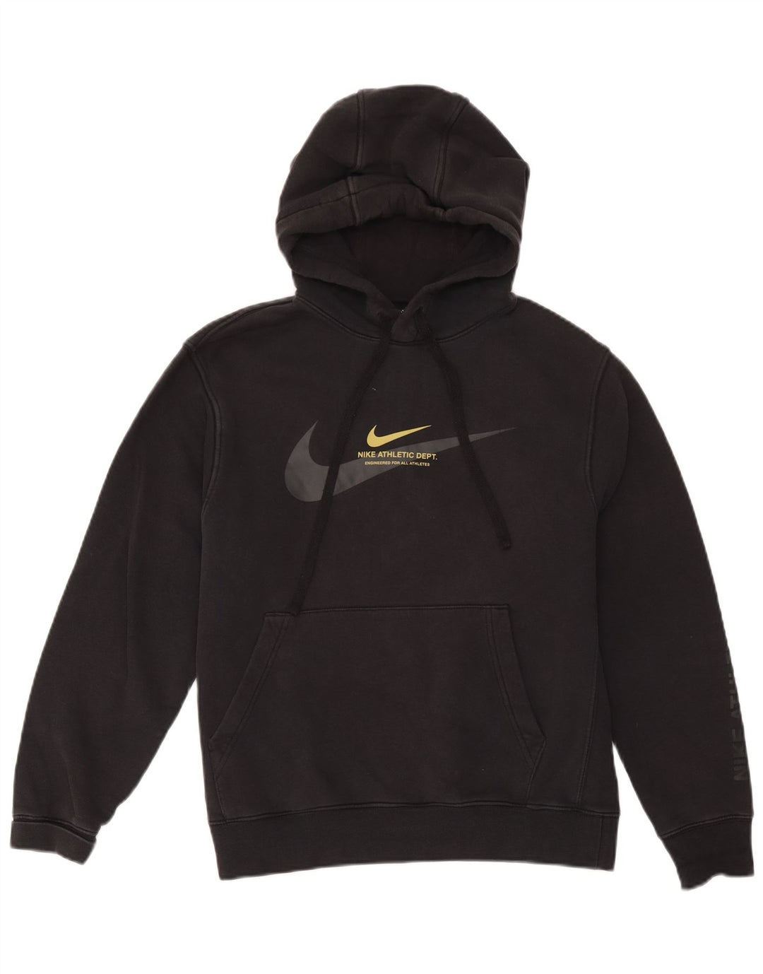 Ανδρικό γραφικό φούτερ NIKE, μεσαίο μαύρο βαμβακερό