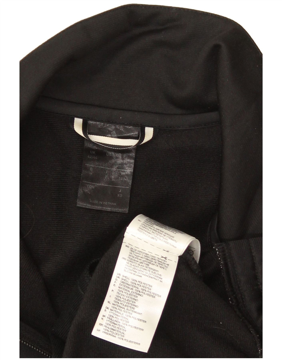 Ανδρική φόρμα Adidas Top Jacket UK 42/44 Large Black Polyester