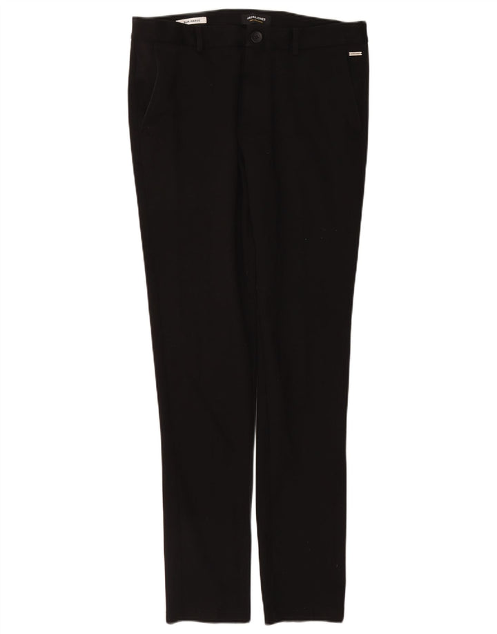 Jack & Jones Γυναικείο παντελόνι Chino Marco Slim W32 L34 Μαύρο πολυεστέρα