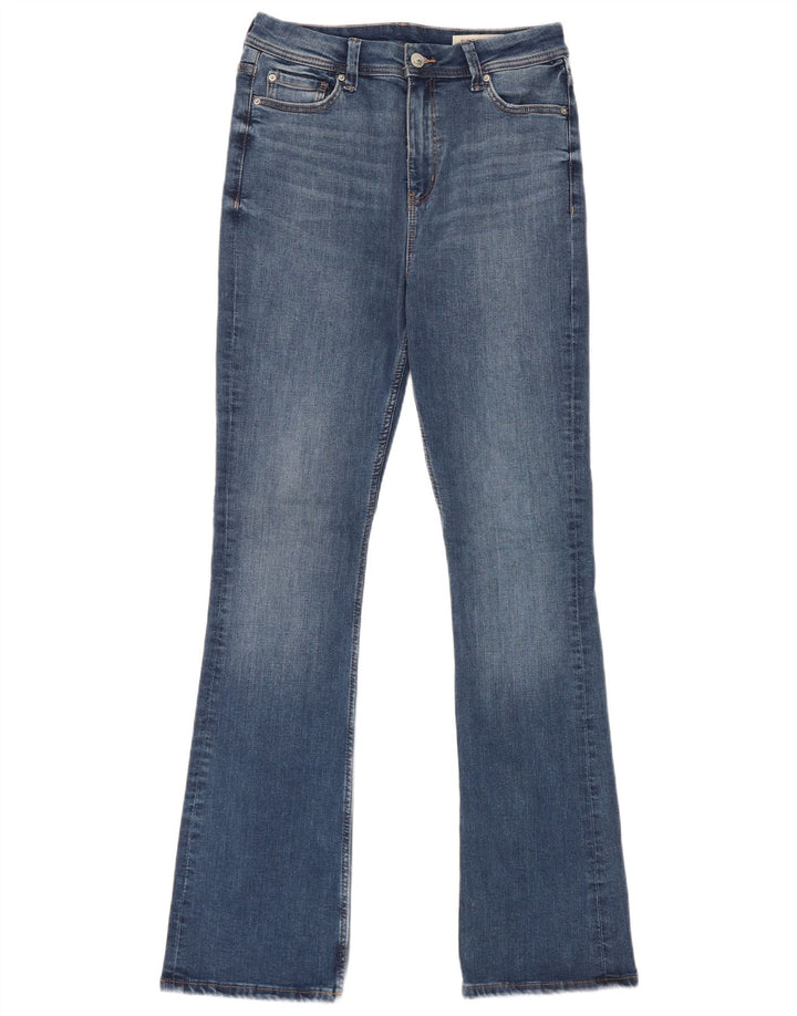 Marks & Spencer Γυναικεία μακρύ slim flared τζιν UK 12 Medium W28 L32 Blue