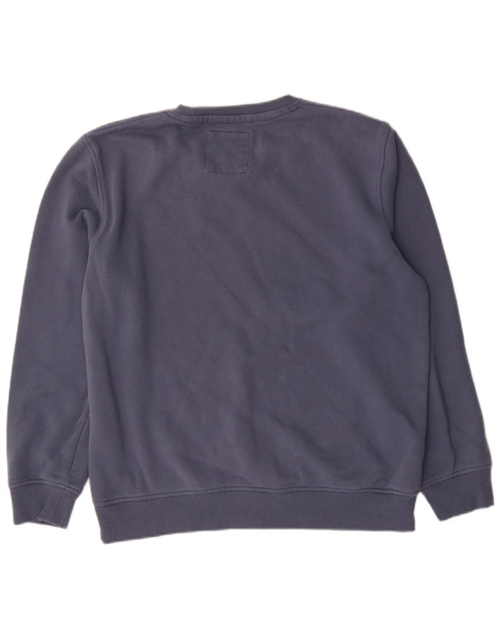 Ανδρικό φούτερ Crew Clothing Jumper μεγάλο μπλε βαμβακερό