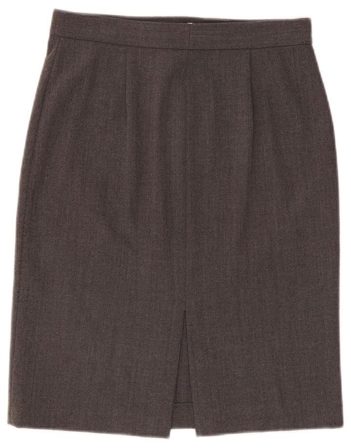 Emporio Armani Γυναικεία Pencil Φούστα IT 42 Medium W28 Grey Polyester