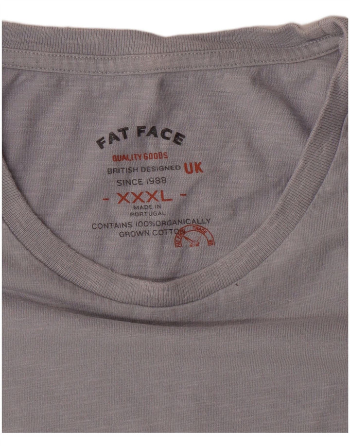 Fat Face Γυναικείο T-Shirt Top 3XL Γκρι βαμβακερή μοτοσυκλέτα