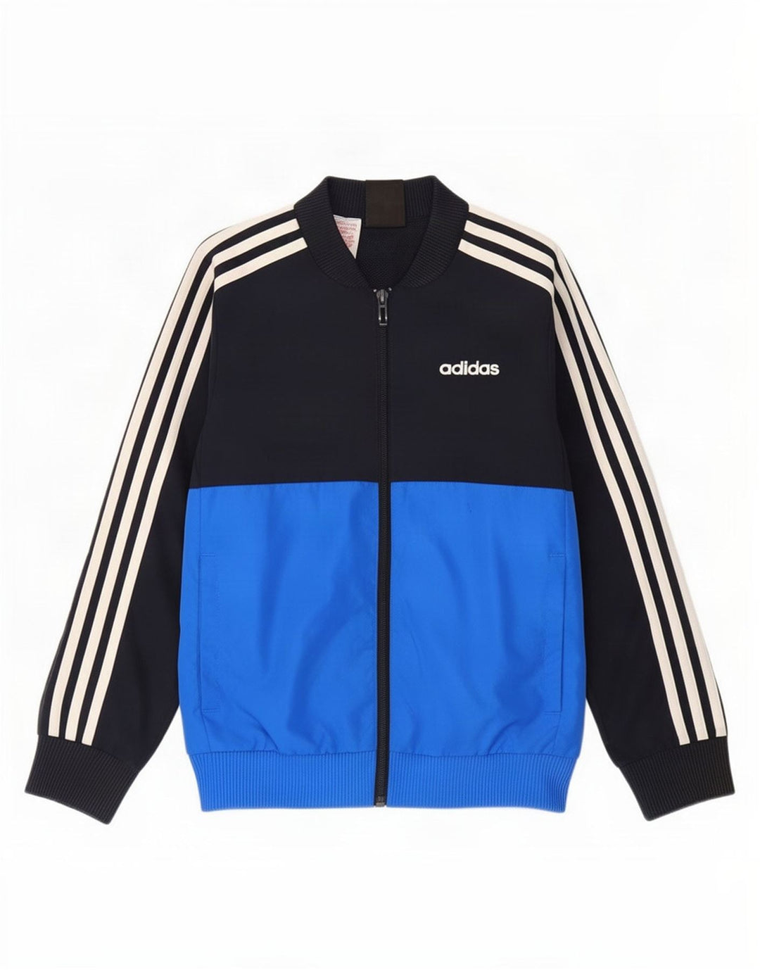 Adidas Boys αθλητική φόρμα Adidas Top Jacket 7-8 Years Blue Colourblock Polyester