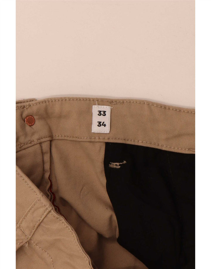 Jack & Jones Ανδρικό Παντελόνι Joggers Cargo W33 L34 Μπεζ