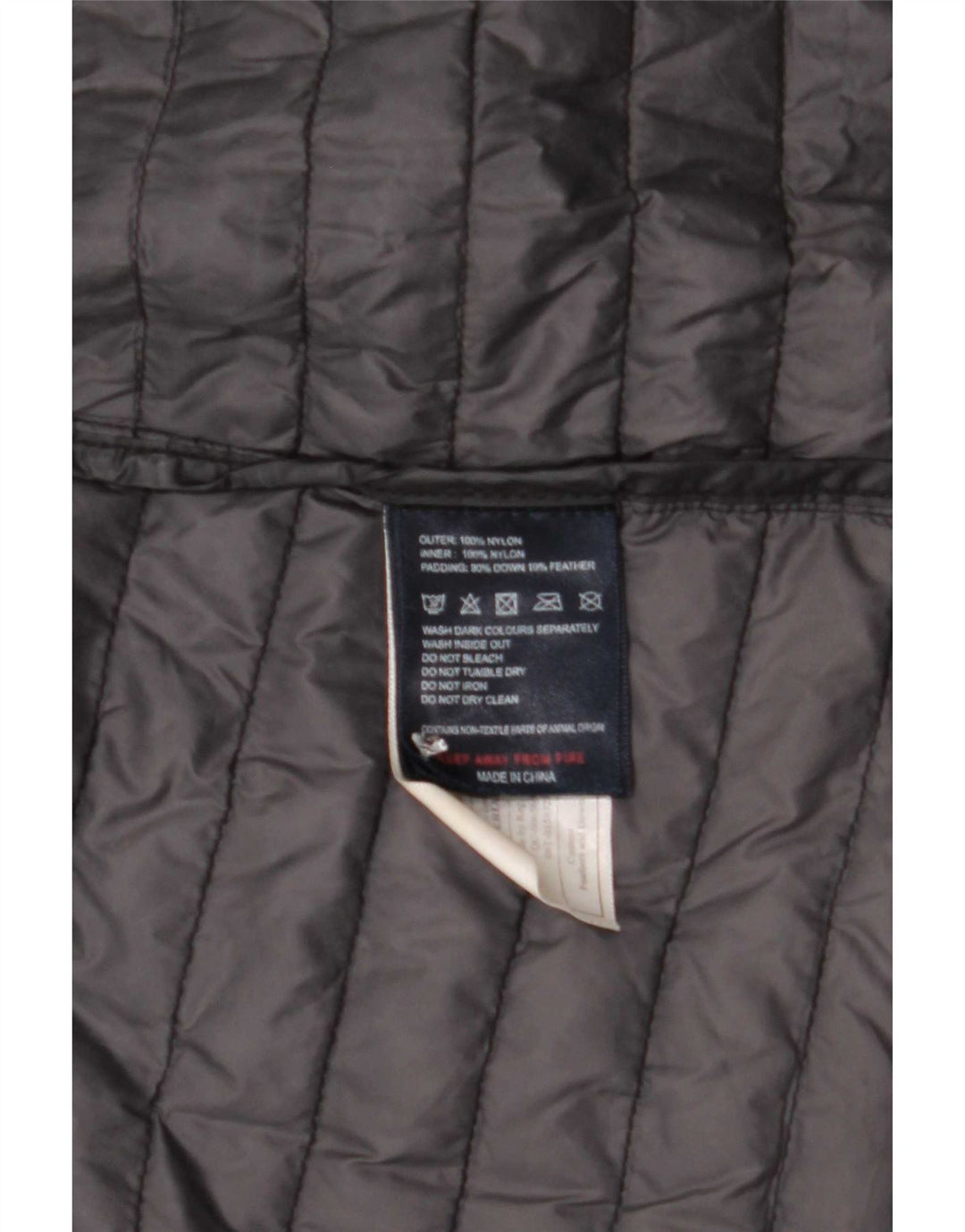 Puffa Γυναικείο παλτό με κουκούλα με επένδυση UK 8 Small μαύρο νάιλον
