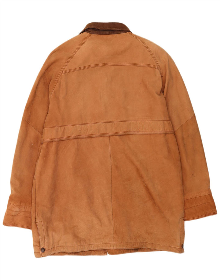 Cayenne Ανδρικό Δερμάτινο Μπουφάν UK 40 Large Brown Δερμάτινο
