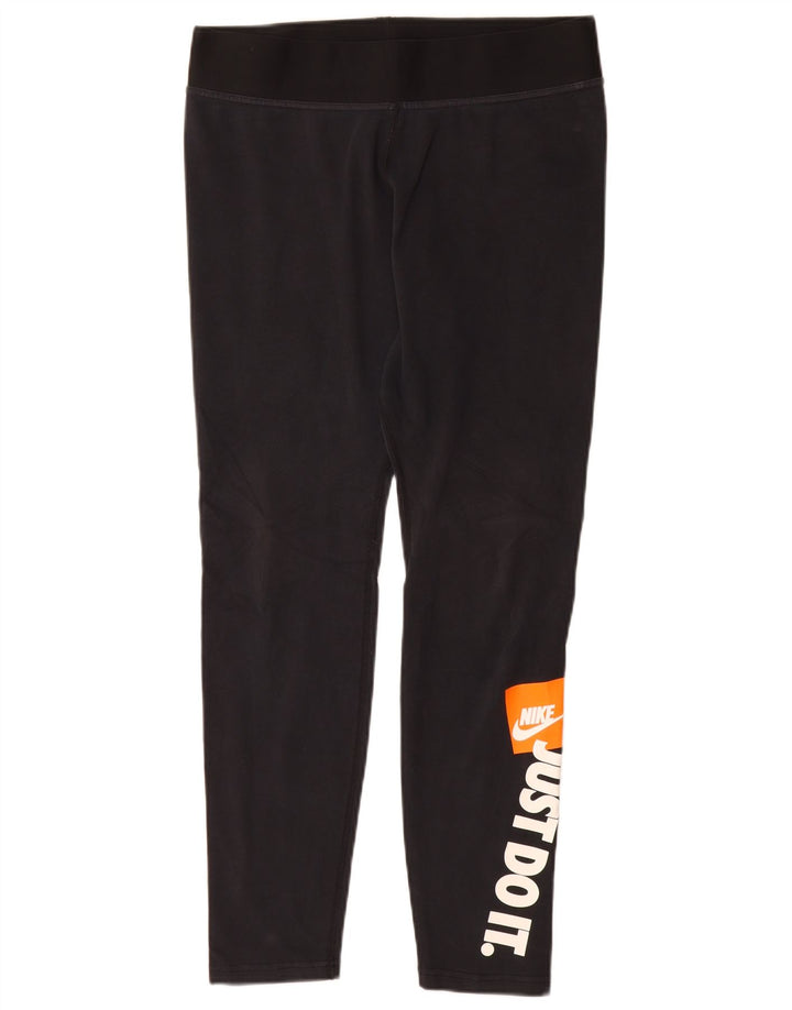 Γυναικεία γραφικά κολάν Nike UK 16 Large Black