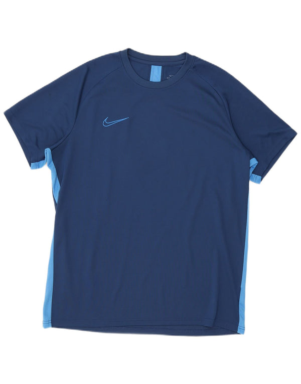 Ανδρικό T-shirt Nike Dri Fit Top XL Blue Colourblock