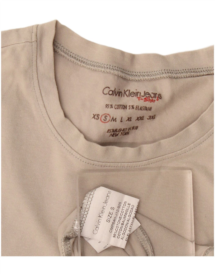 Ανδρικό γραφικό μπλουζάκι Calvin Klein, μικρό, βαμβακερό