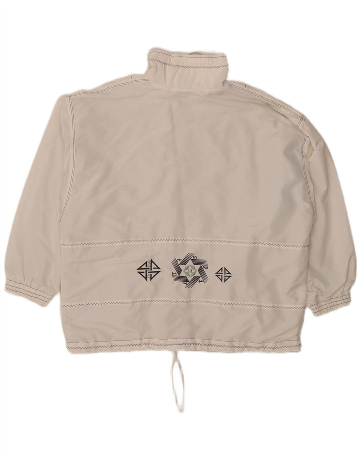 Maser M Γυναικείο Oversized Anorak Jacket UK 16 Large White Polyester