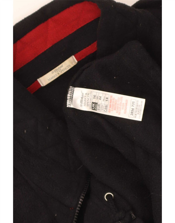 Marks & Spencer Γυναικείο Μπουφάν Fleece St. Michael UK 16 Large Black