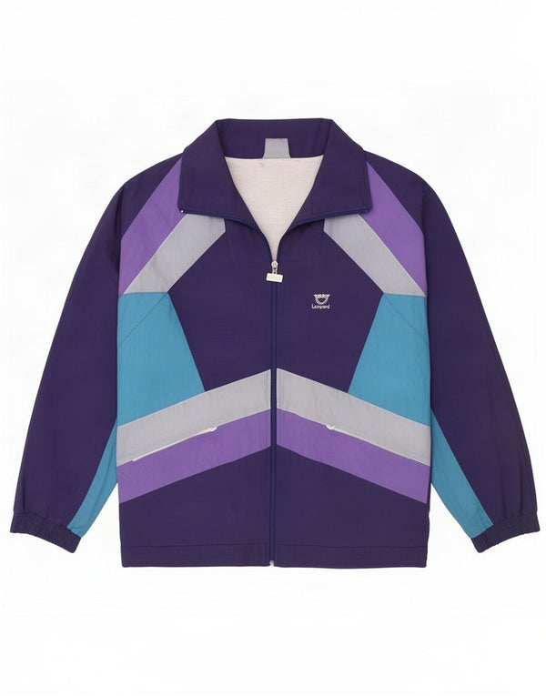 Ανδρική φόρμα Leopard Top Jacket Medium Purple Colourblock Nylon
