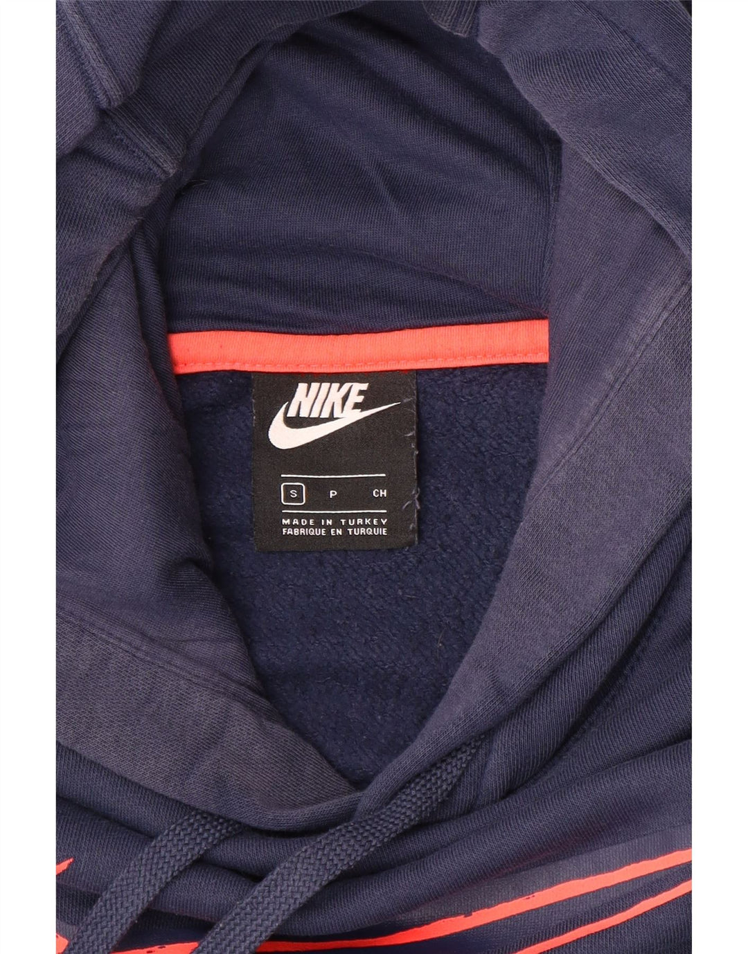 Ανδρικό γραφικό μπλουζάκι με κουκούλα Nike Small Navy Blue