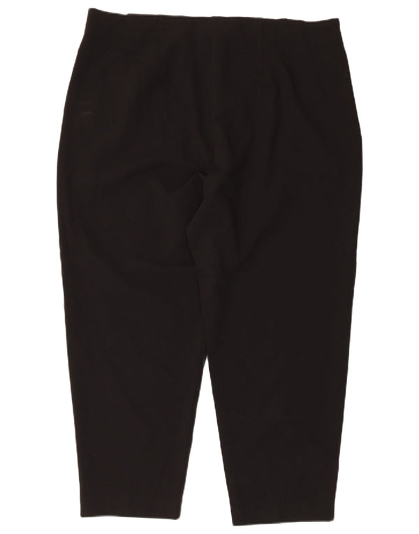 Marks & Spencer Γυναικείο κωνικό κομμένο παντελόνι UK 18 XL W36 L24 μαύρο