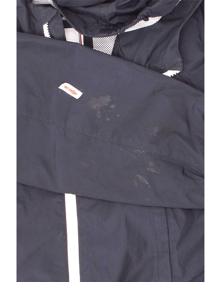 Tommy Hilfiger Boys Graphic Hooded Rain Jacket 5-6 Years Navy Blue